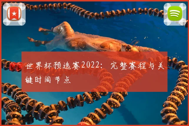 世界杯预选赛2022：完整赛程与关键时间节点