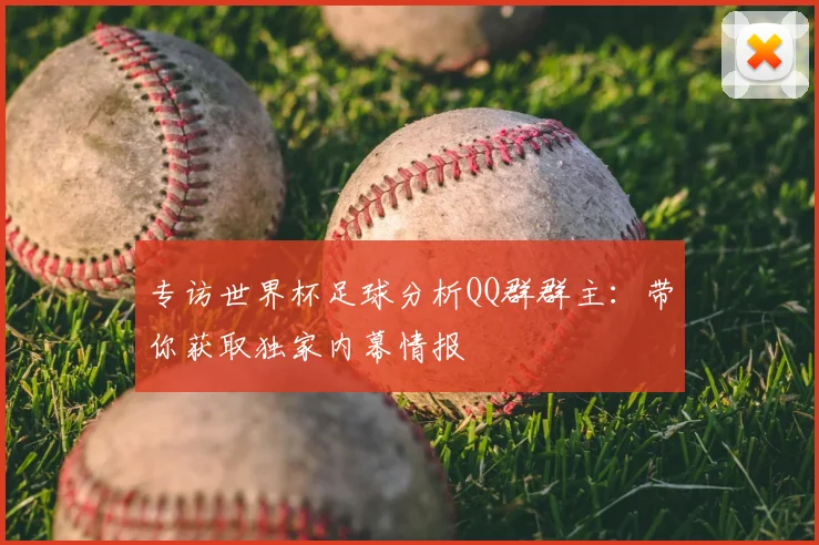 专访世界杯足球分析QQ群群主：带你获取独家内幕情报